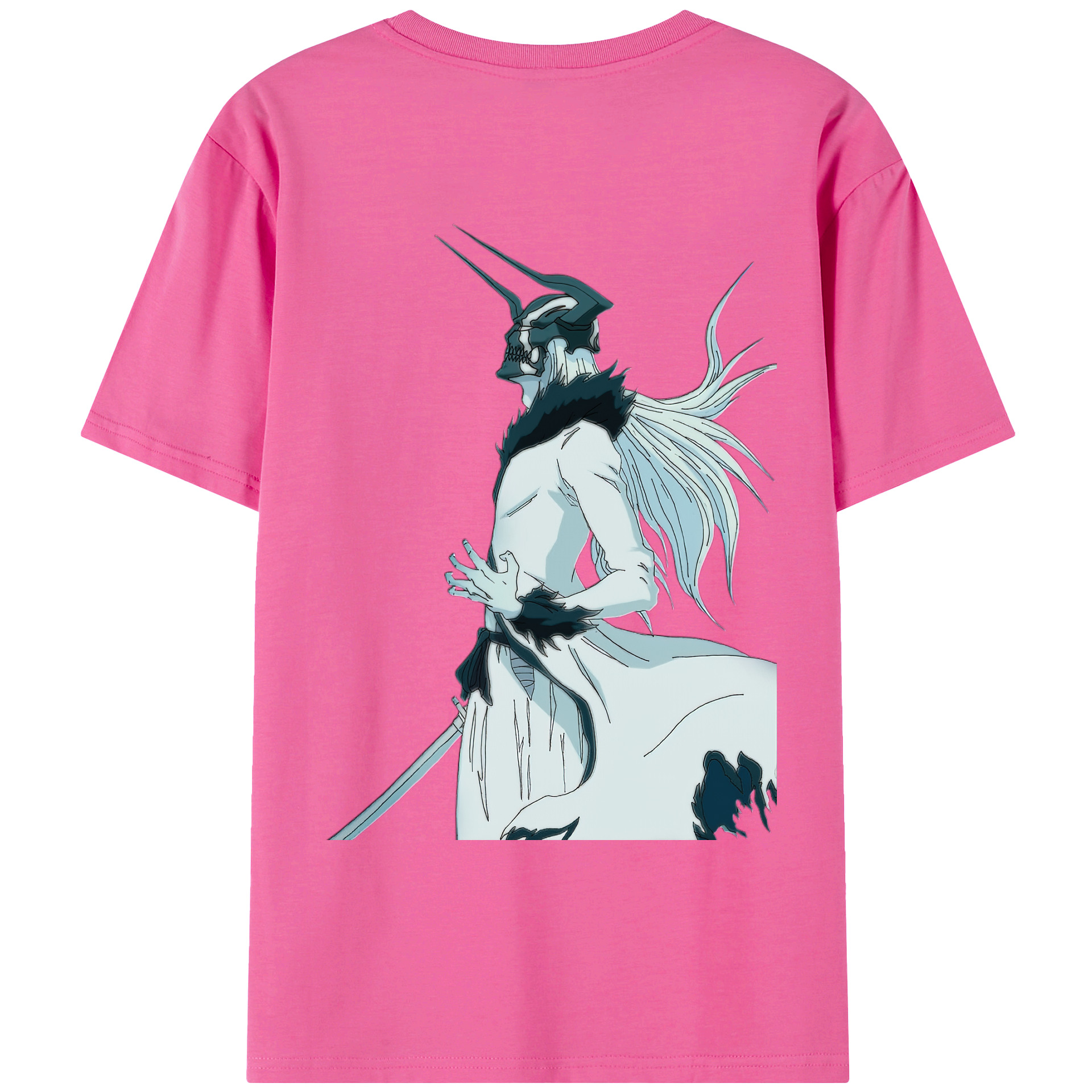 （画像用） ブリーチ 黒崎一護（くろさき いちご）BLEACH Kurosaki Ichigo レディース半袖Tシャツ(バックプリント)
